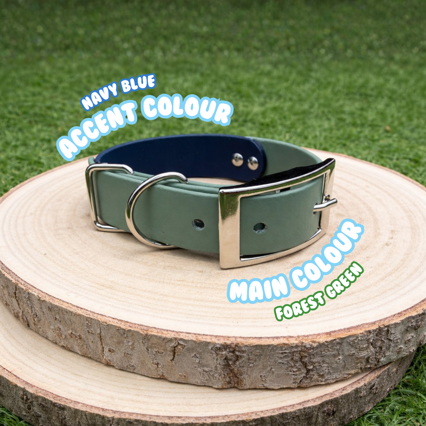 Dual Toned Biothane Collar