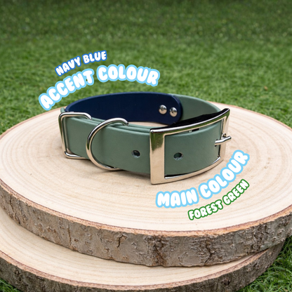 Dual Toned Biothane Collar