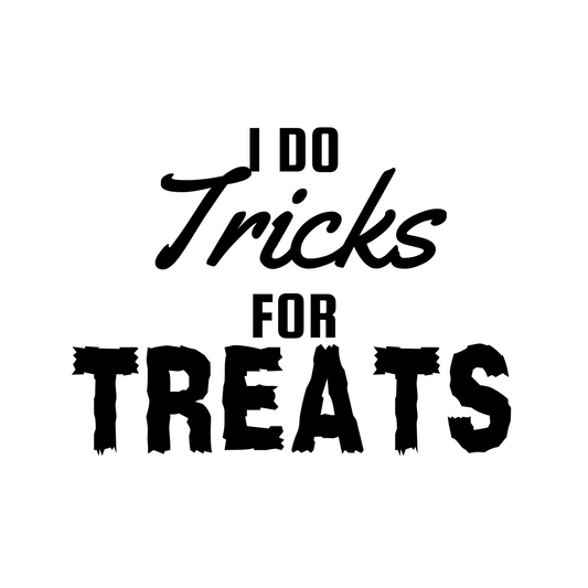 I Do Tricks, for Treats - Halloween Print