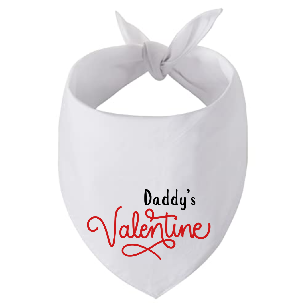 Daddy's Valentine - Valentine's Day Bandana
