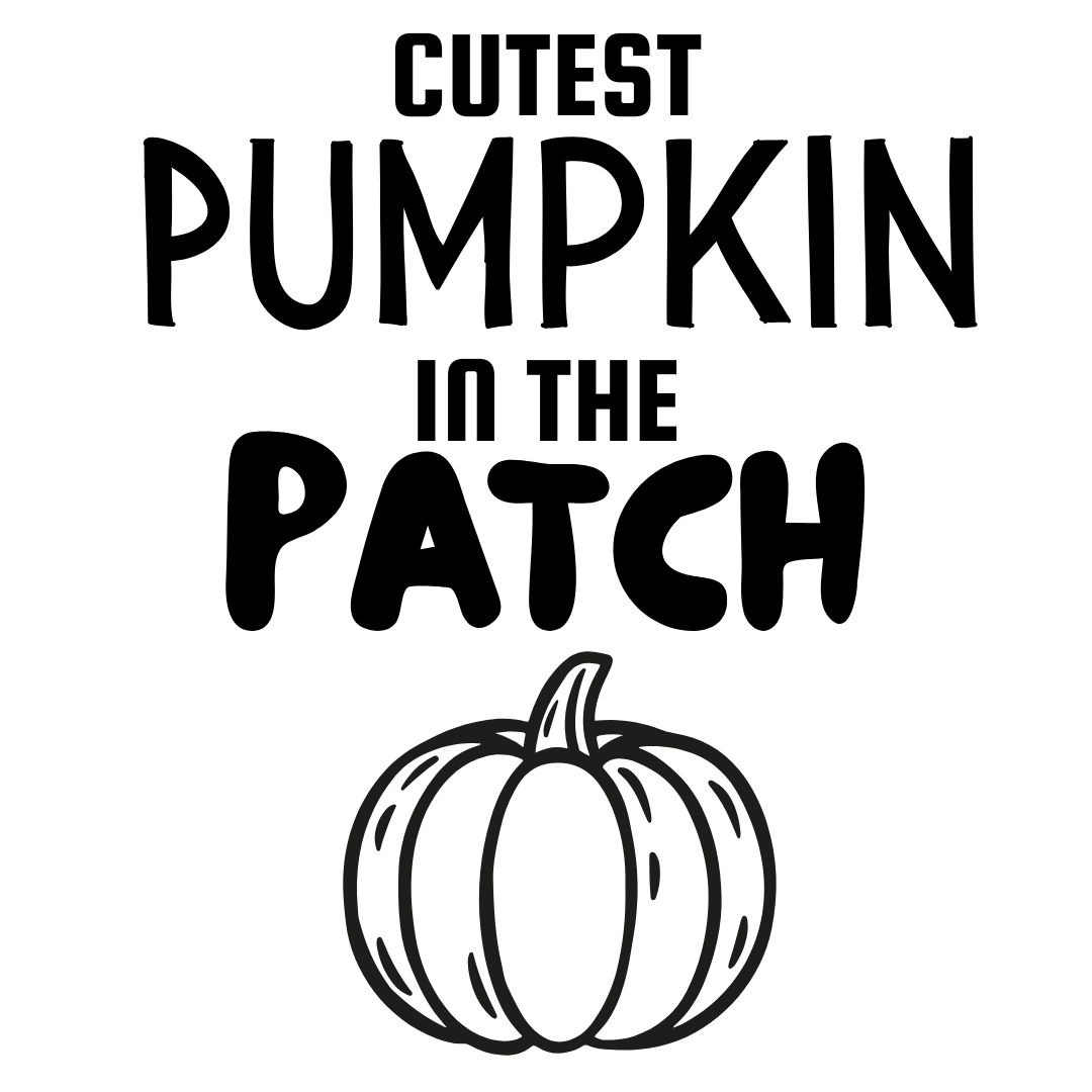 Cutest Pumpkin in the Patch- Halloween Print