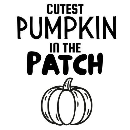 Cutest Pumpkin in the Patch- Halloween Print