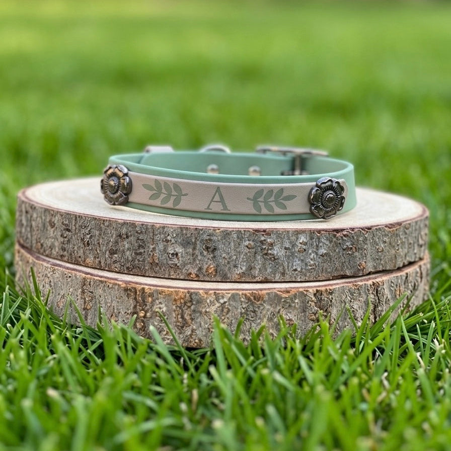 Emblem Colour POP! Collar - Personalised Biothane Collar