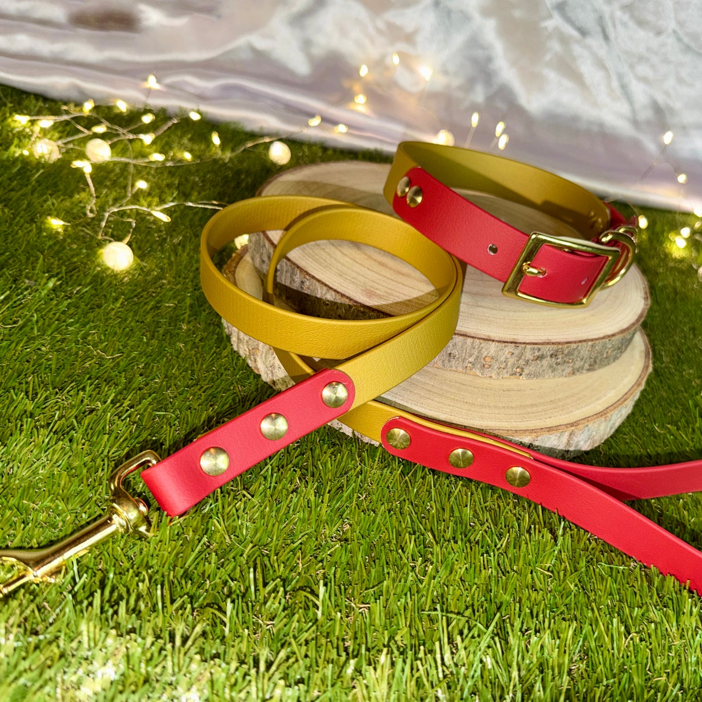 Santa’s Slay - Christmas Biothane Collar / Collar & Lead Set