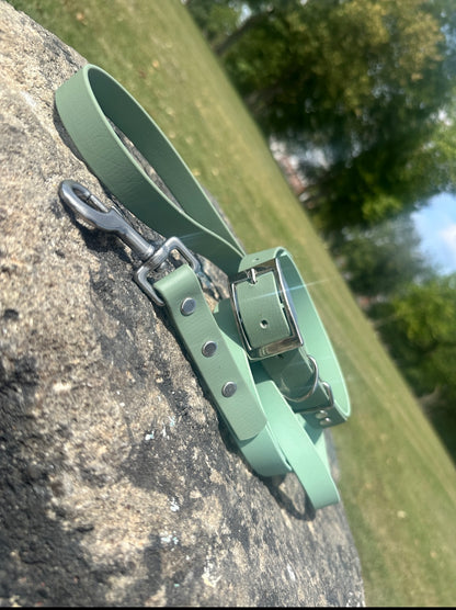 Waterproof BioThane® Collar and Lead Set - Dual Toned