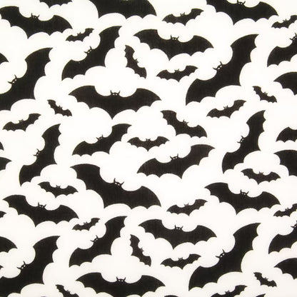 Bats On White - Halloween  - Bow & Bandana Bundle