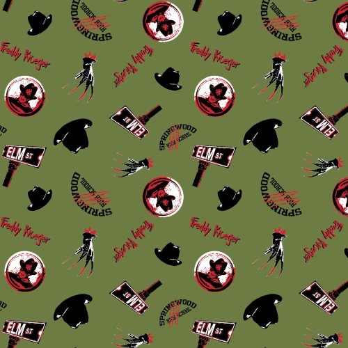 Furry on Elm Street - Halloween  - Bow & Bandana Bundle