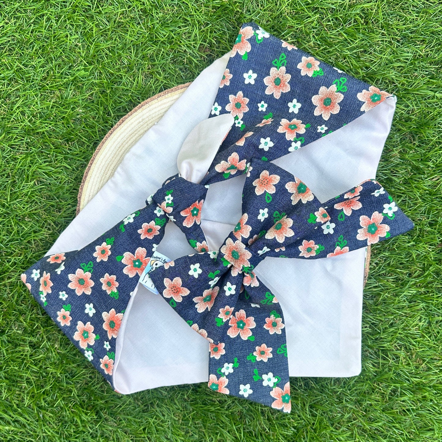 Denim Daisies - Bow & Bandana Bundle