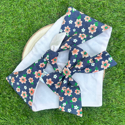 Denim Daisies - Bow & Bandana Bundle