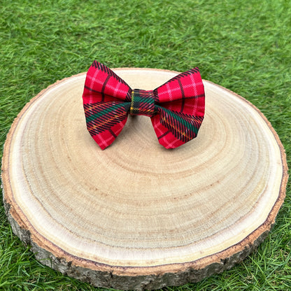 Red Tartan - Bow Tie & Sailor Bow