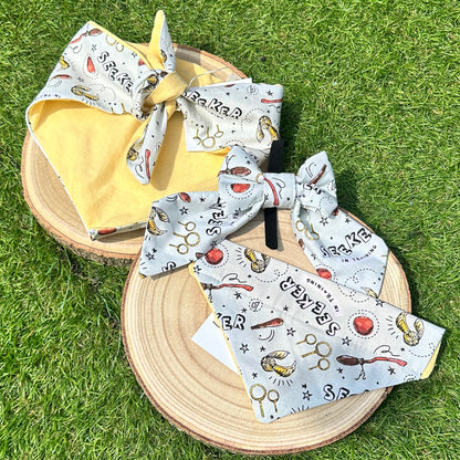 Seeker -  Harry Potter - Bow & Bandana Bundle