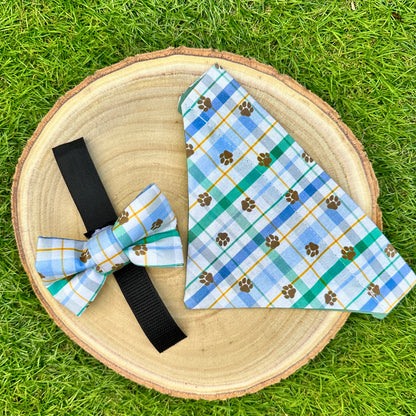 Paw Print - Bow & Bandana Bundle