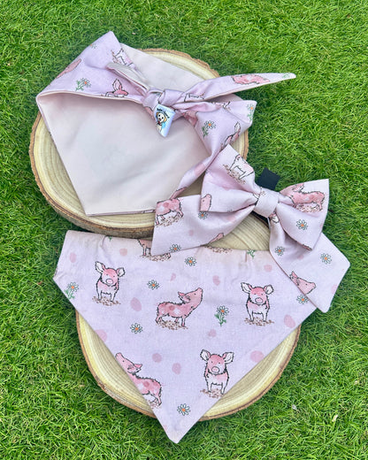 Pretty In Pigs - Bow & Bandana Bundle