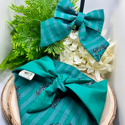 Harry Potter - Slytherin - Bow & Bandana Bundle